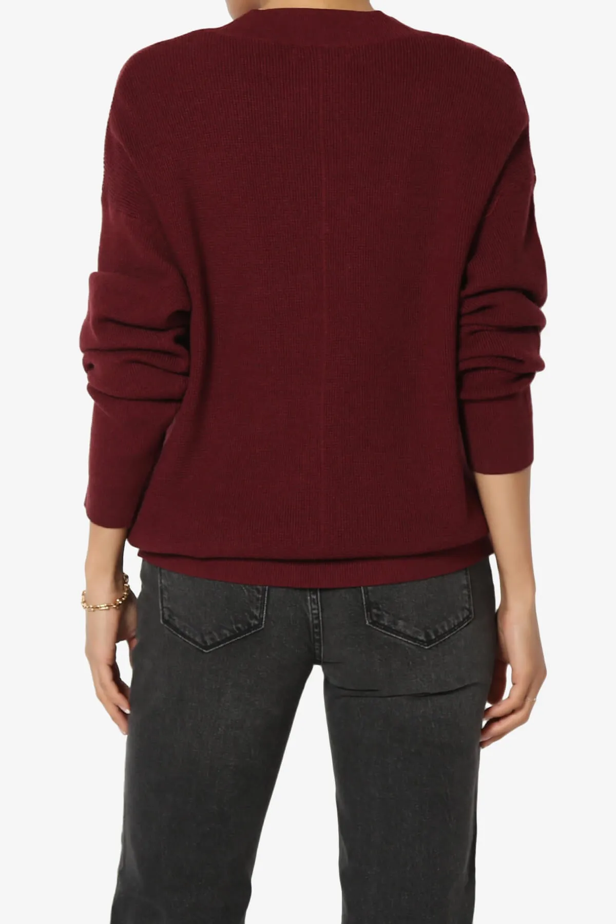 Nicky Micro Waffle Viscose Knit Cardigan