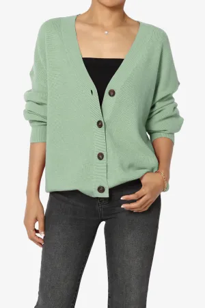 Nicky Micro Waffle Viscose Knit Cardigan
