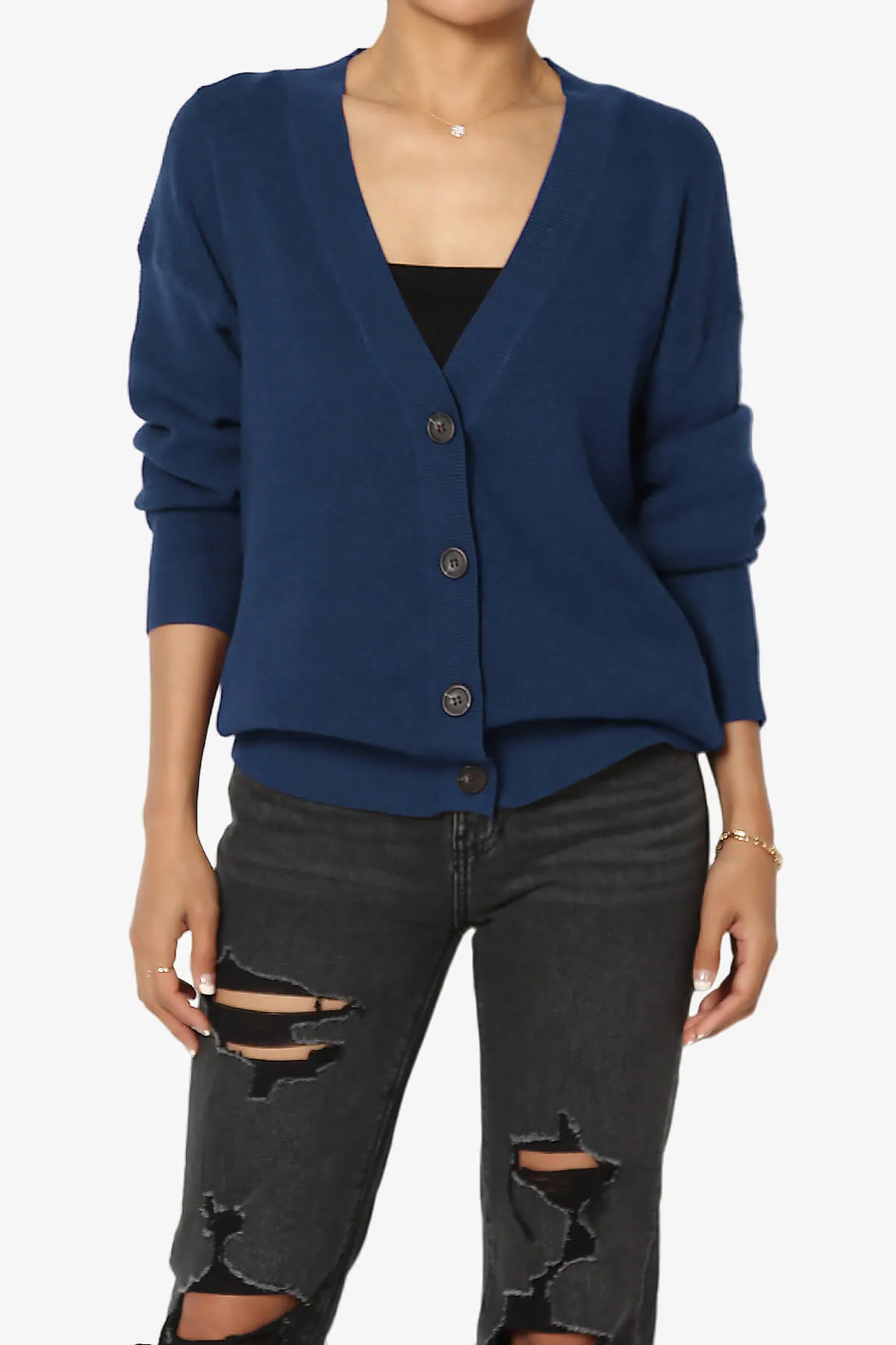 Nicky Micro Waffle Viscose Knit Cardigan