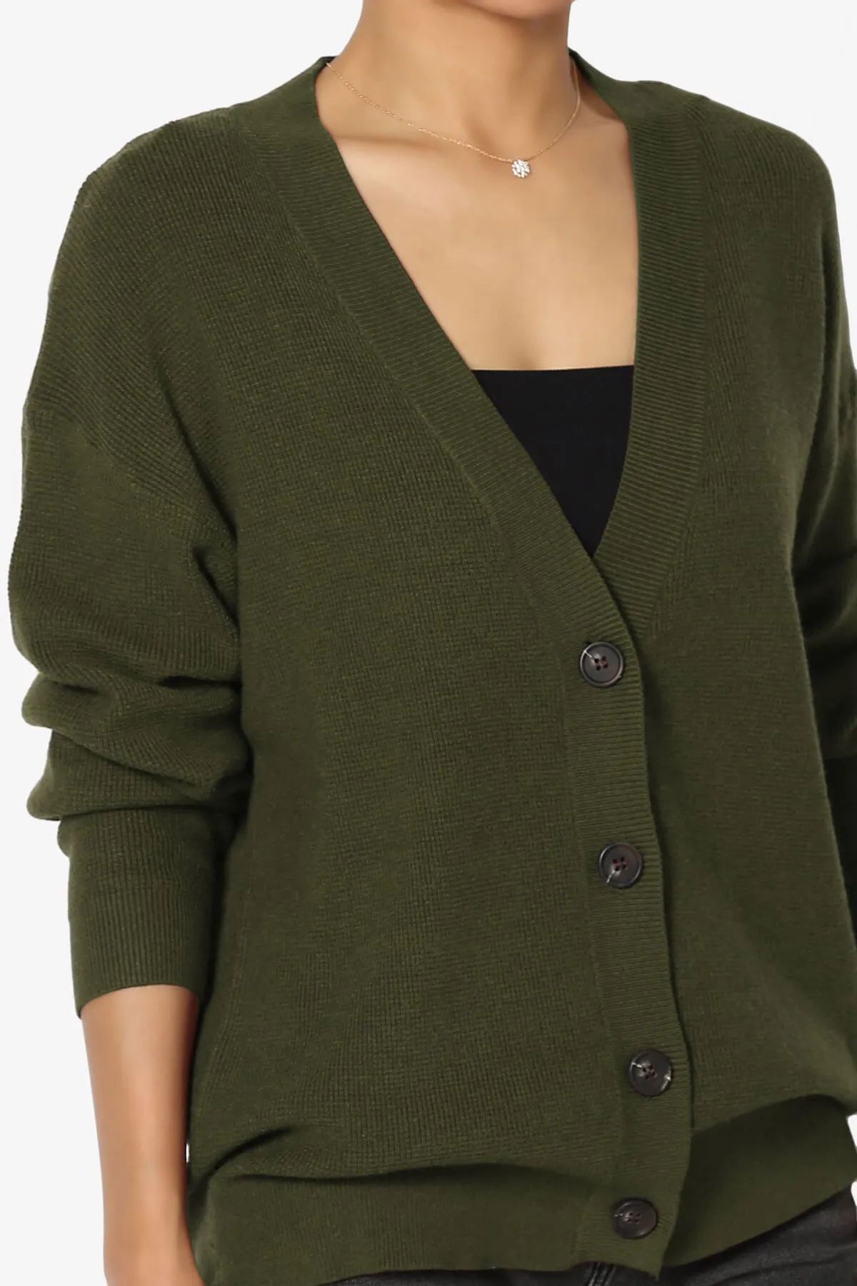 Nicky Micro Waffle Viscose Knit Cardigan