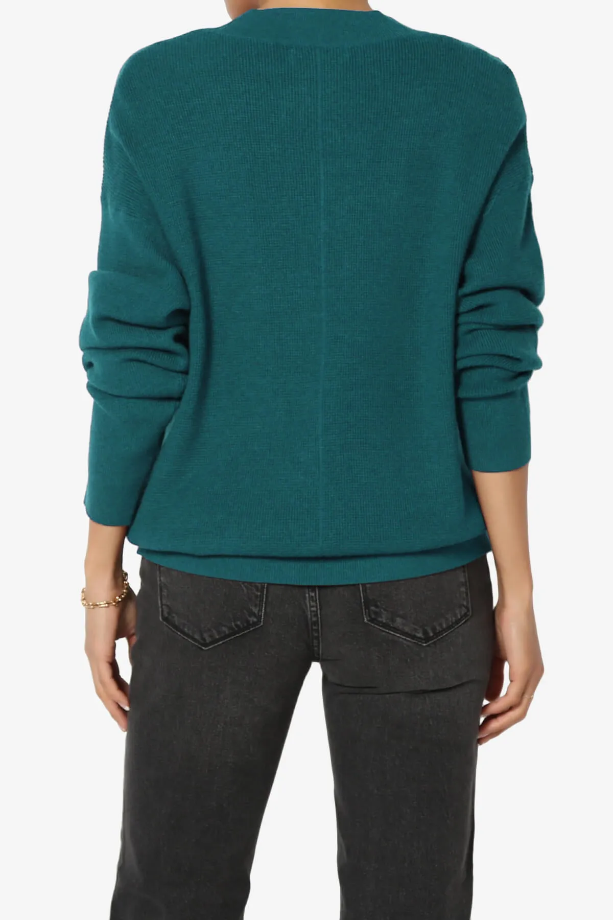 Nicky Micro Waffle Viscose Knit Cardigan