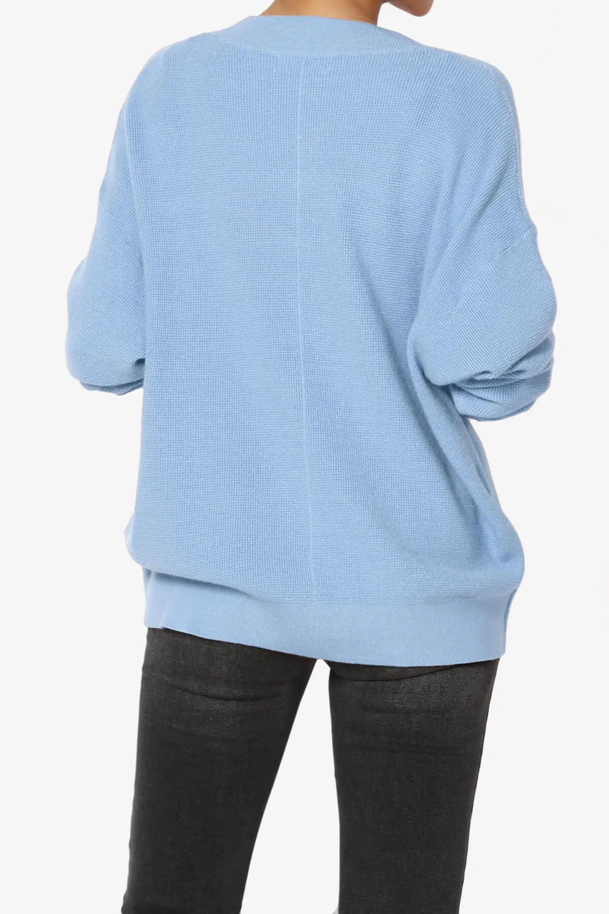 Nicky Micro Waffle Viscose Knit Cardigan