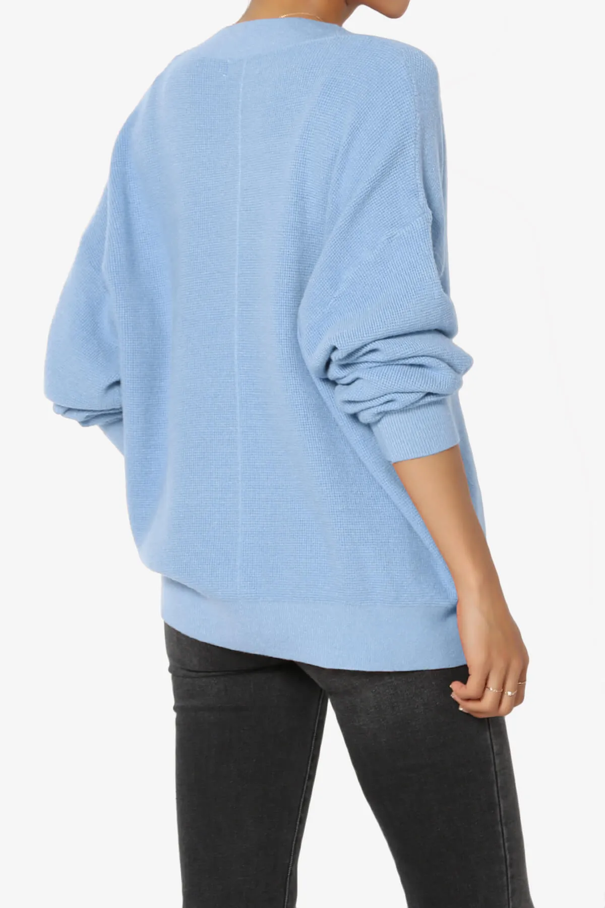 Nicky Micro Waffle Viscose Knit Cardigan