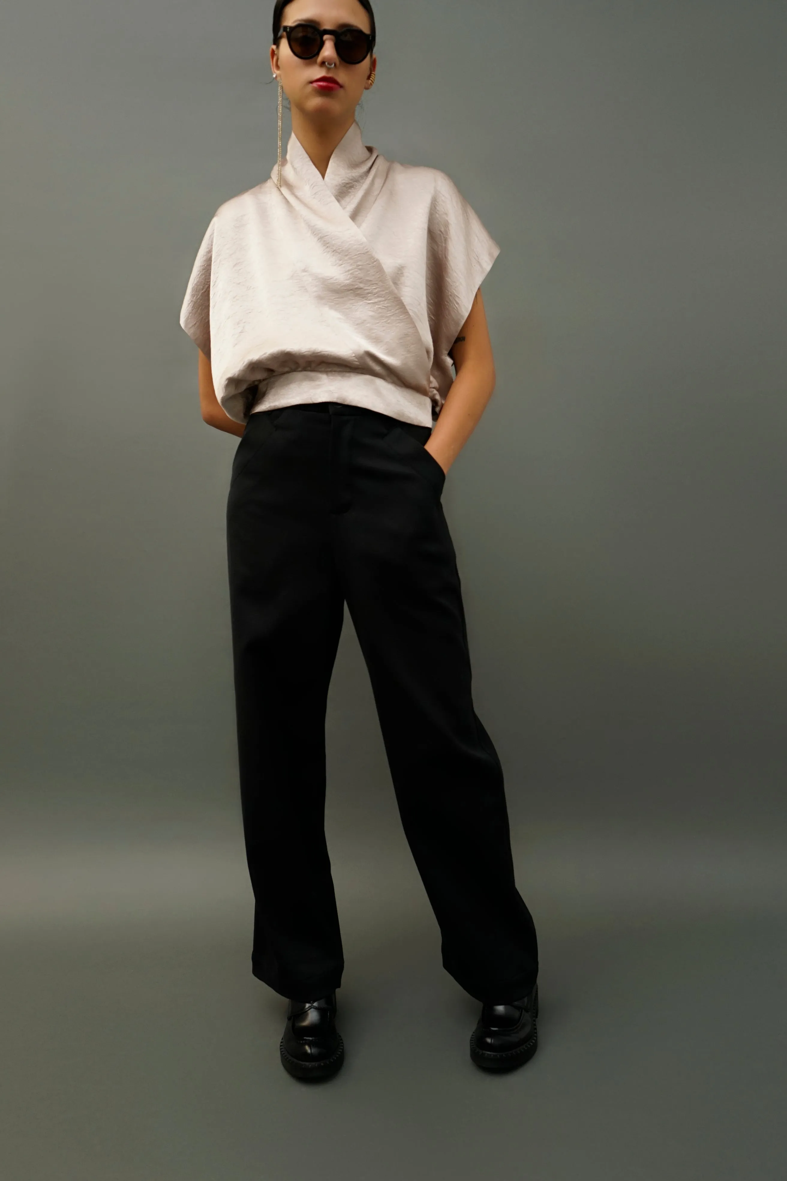 Nolan Women's Black Full Leg Pants