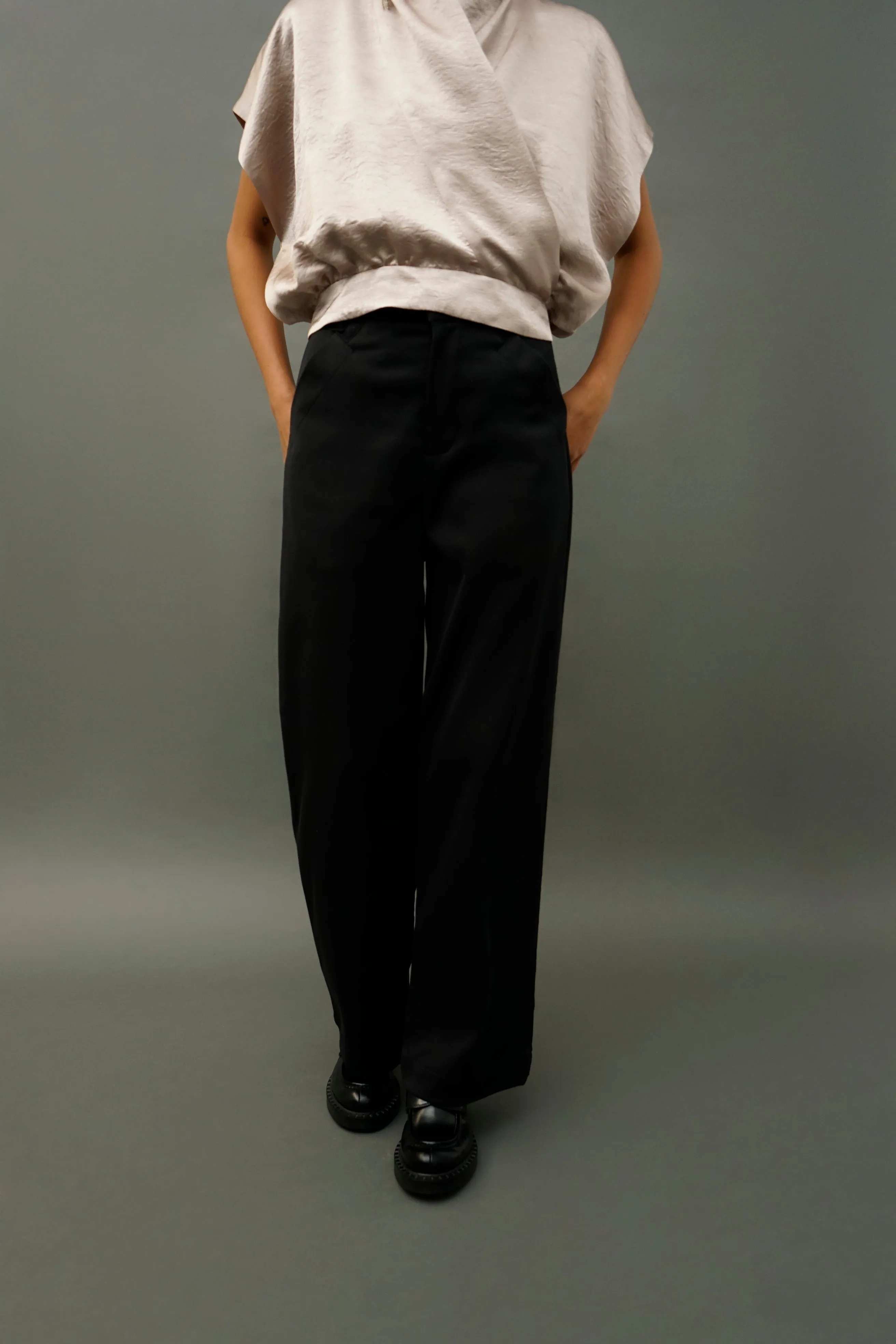 Nolan Women's Black Full Leg Pants