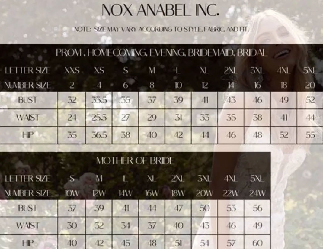Nox Anabel Evening Gown E1274