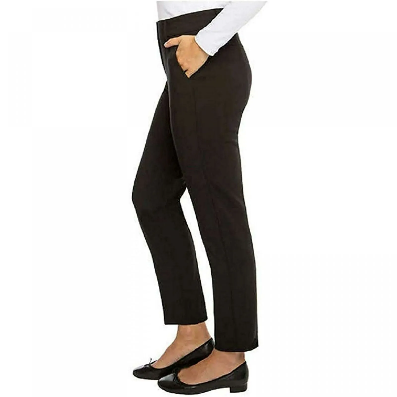NWT Kirkland Signature Women's Slim Crop Trouser Pants. 7335241 12