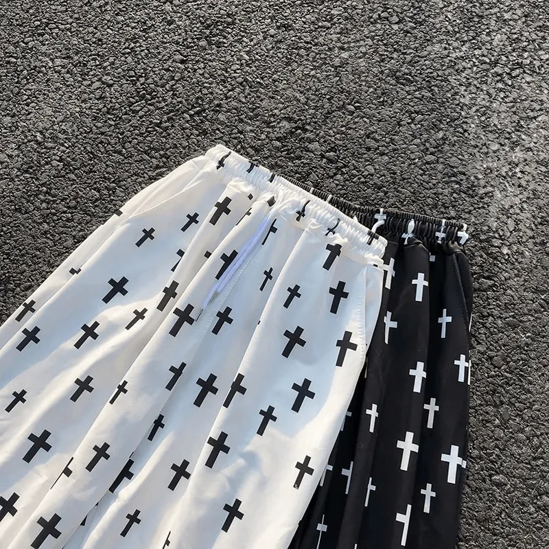 Pants Men'S Spring Men'S Footwear Casual Trousers Men'S Loose Korean Style Trendy Nine-Point Pants Trendy Brand Guard Pants Men'S Trend