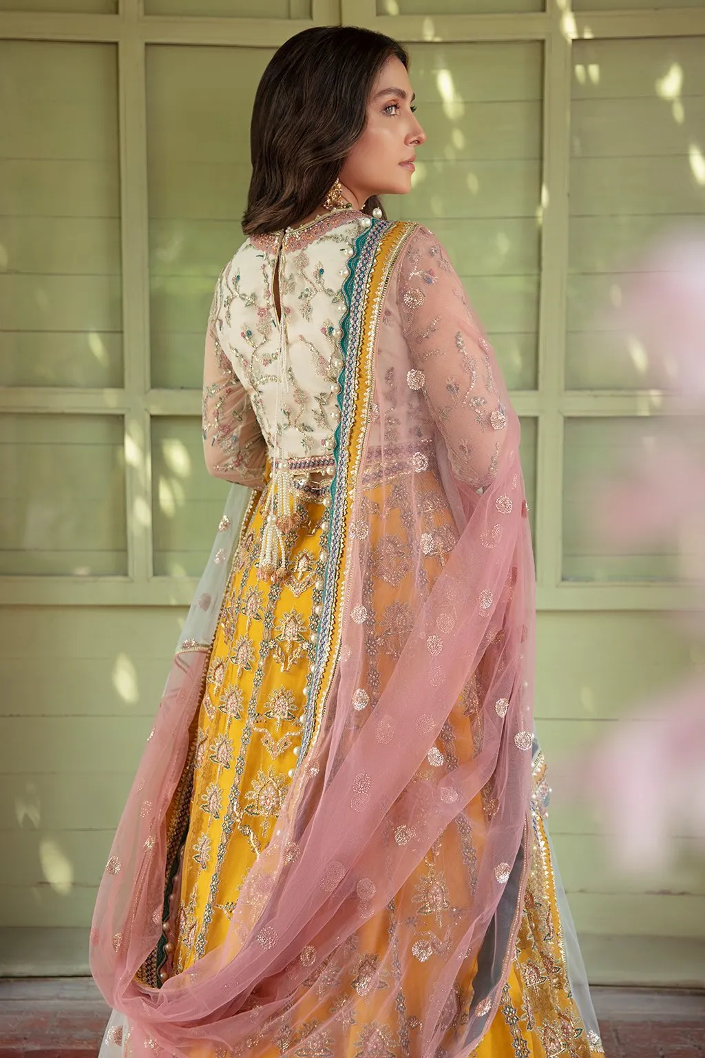 PAREESHA | Afrozeh Hayat Wedding Formals Collection 2021 | Unstitched Embroidered Chiffon Suits