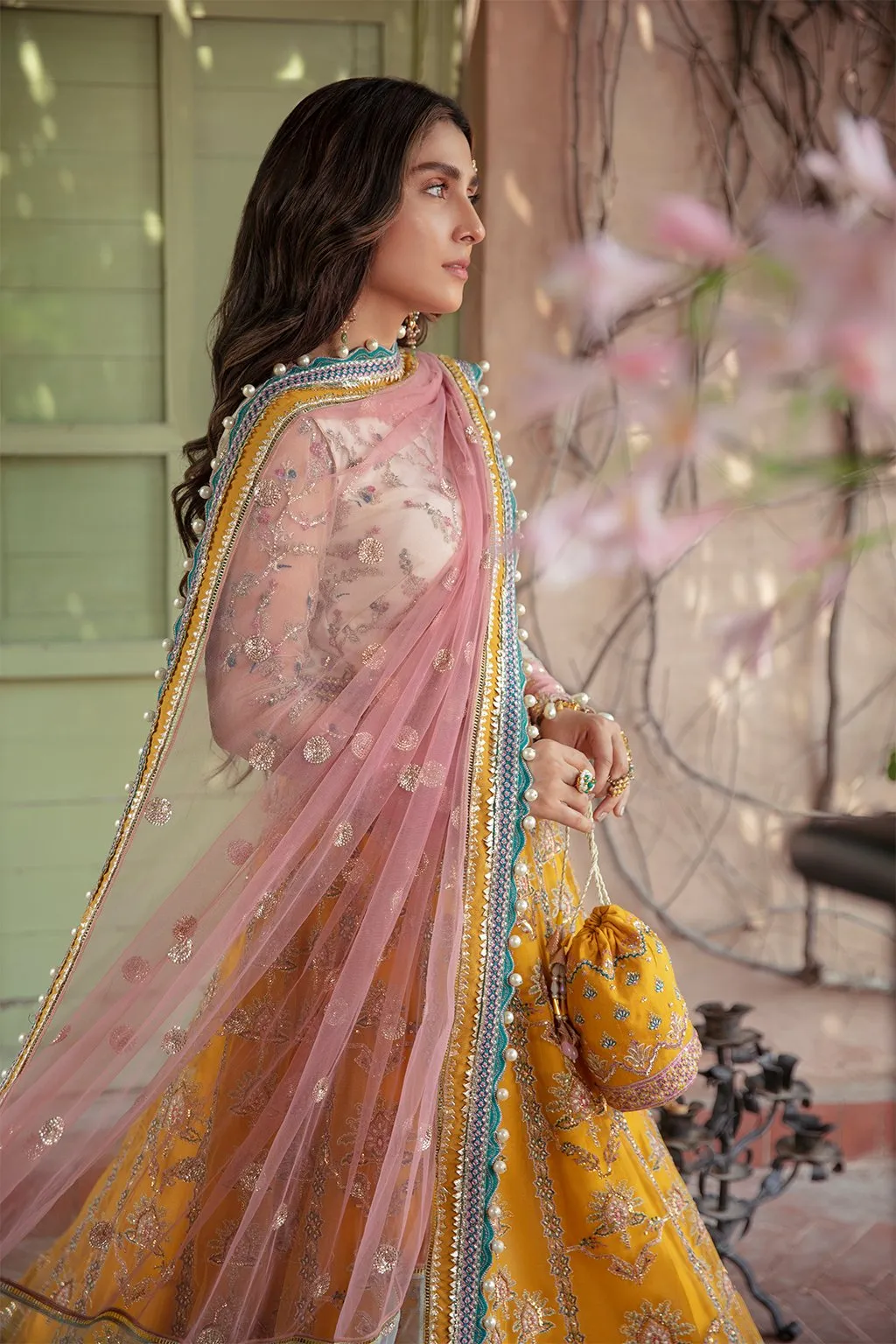 PAREESHA | Afrozeh Hayat Wedding Formals Collection 2021 | Unstitched Embroidered Chiffon Suits