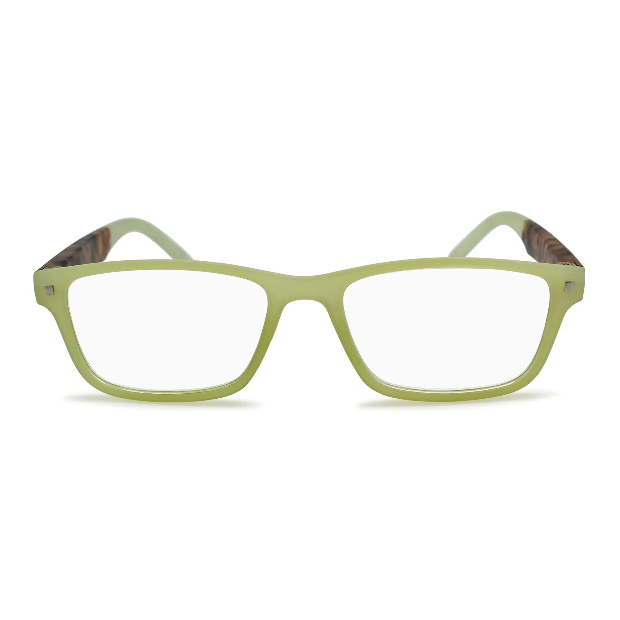 Pastel Colors Rectangular Reading Glasses for Women Tortoise Shell Temples | R-648