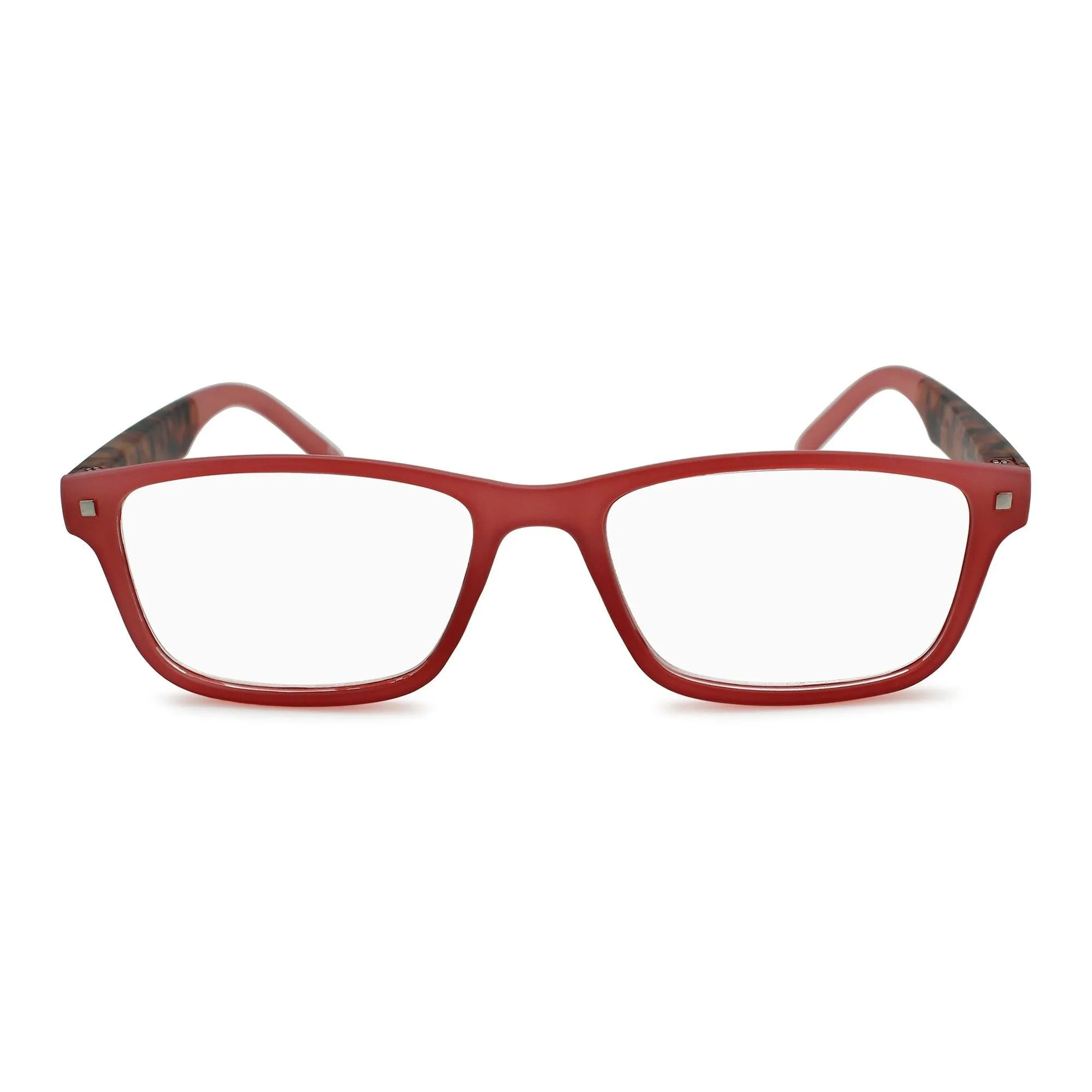 Pastel Colors Rectangular Reading Glasses for Women Tortoise Shell Temples | R-648