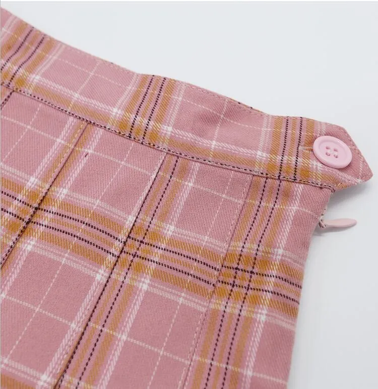 Plaid Mini Skirt