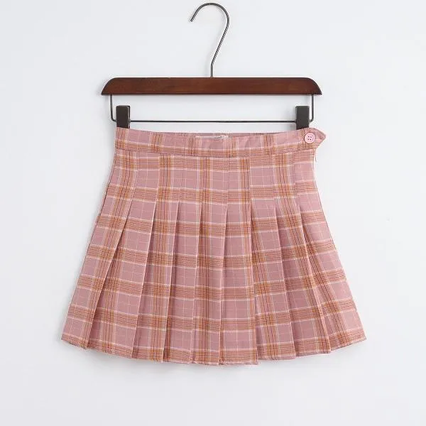 Plaid Mini Skirt