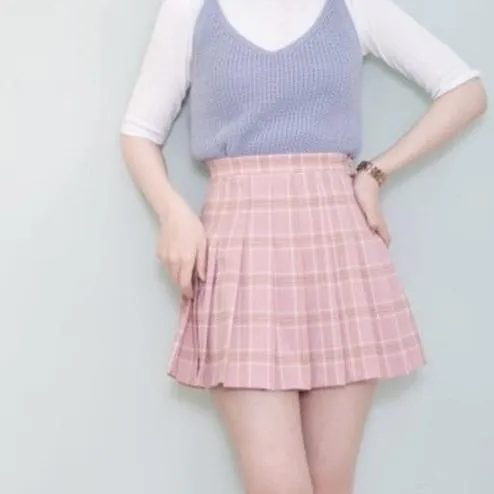 Plaid Mini Skirt