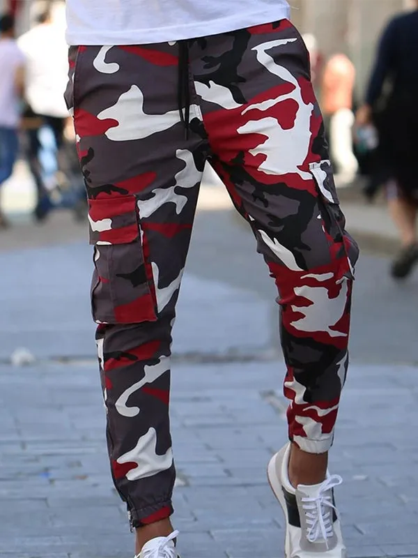 Print Sports Casual Jogger Pants