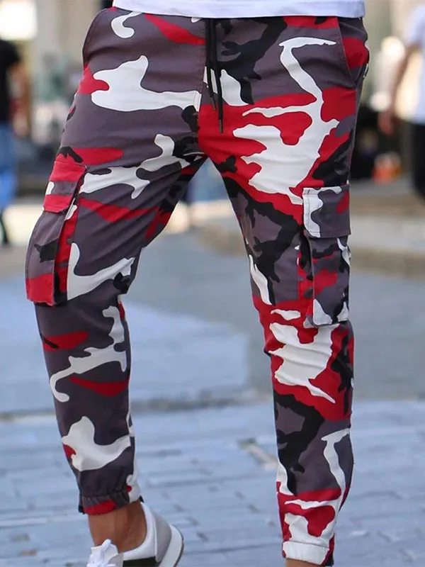 Print Sports Casual Jogger Pants