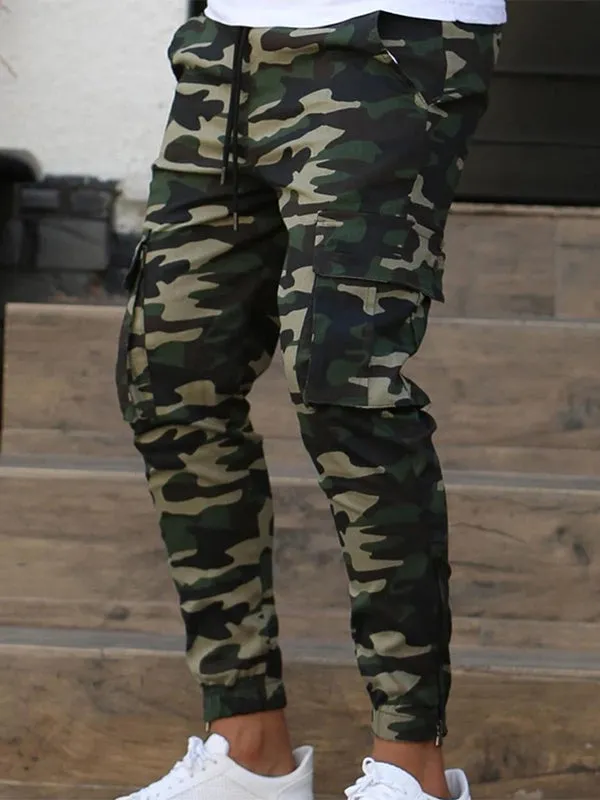 Print Sports Casual Jogger Pants