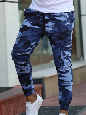 Print Sports Casual Jogger Pants