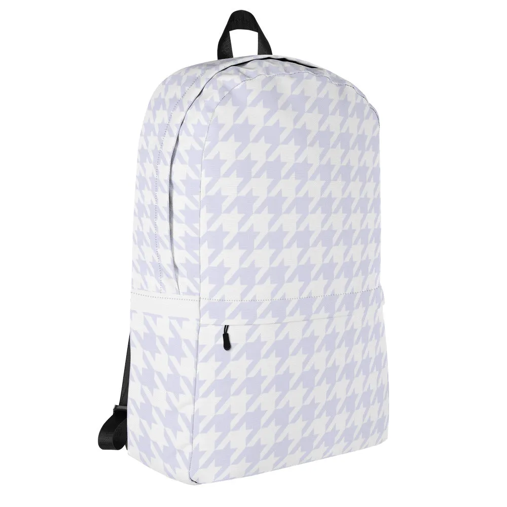Purple Rain Houndstooth Backpack