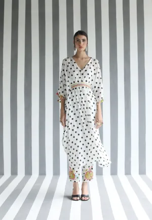 Raji Ramniq I Love To Dot I Cotton Silk Ensemble I Black and White I 104