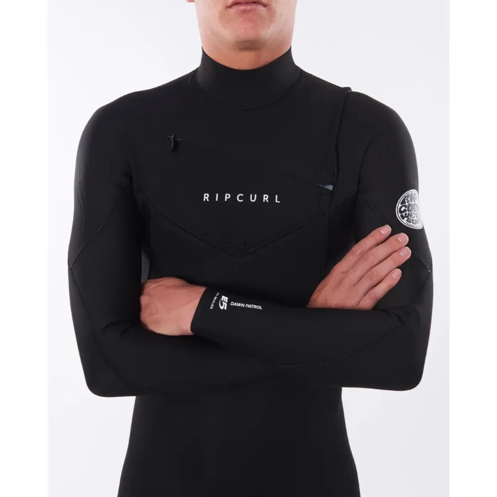 RIP CURL DAWN PATROL 4/3 CHEST ZIP BLACK