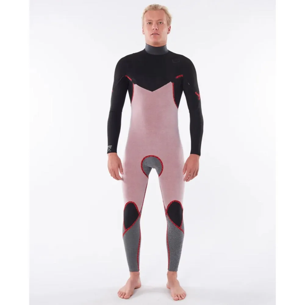 RIP CURL DAWN PATROL 4/3 CHEST ZIP BLACK