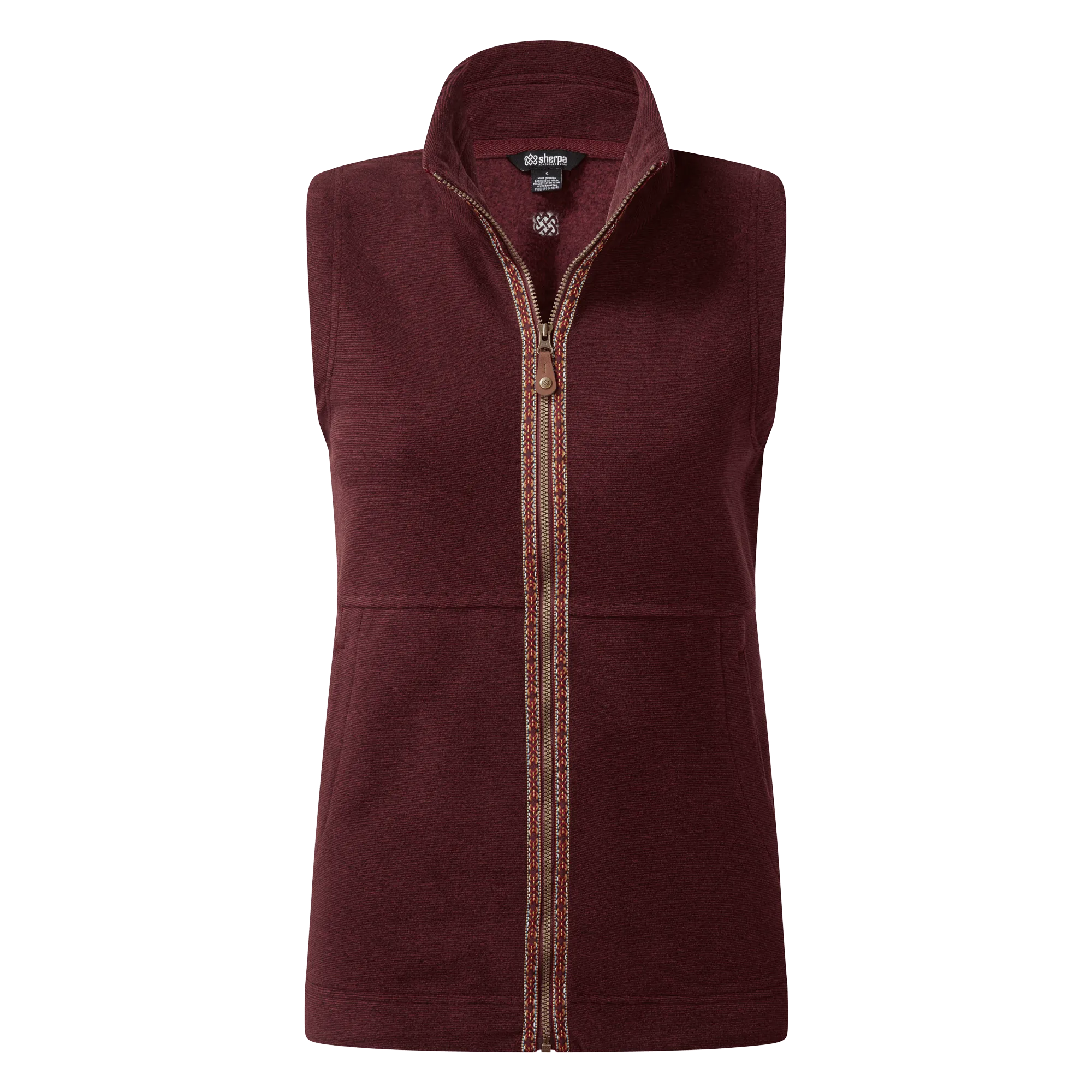 Rolpa Eco Vest - Beet Red