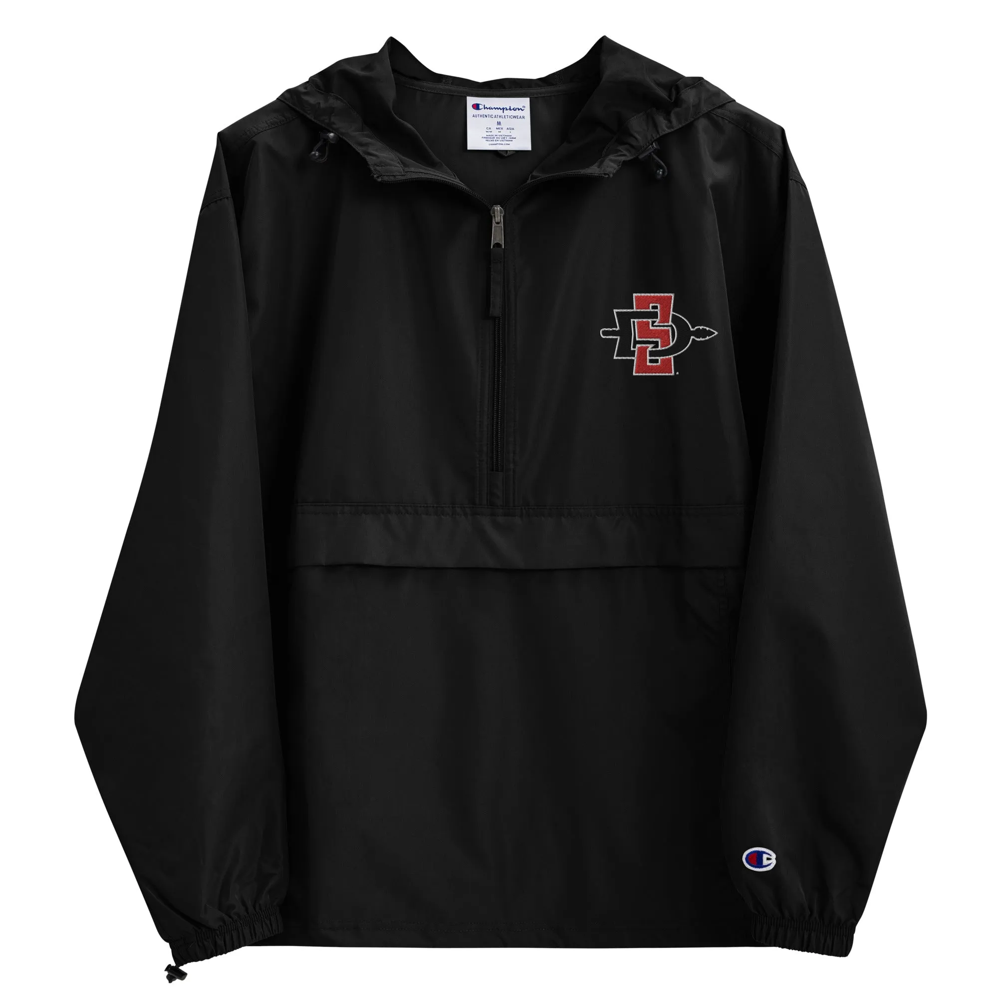 San Diego State Embroidered Windbreaker Jacket