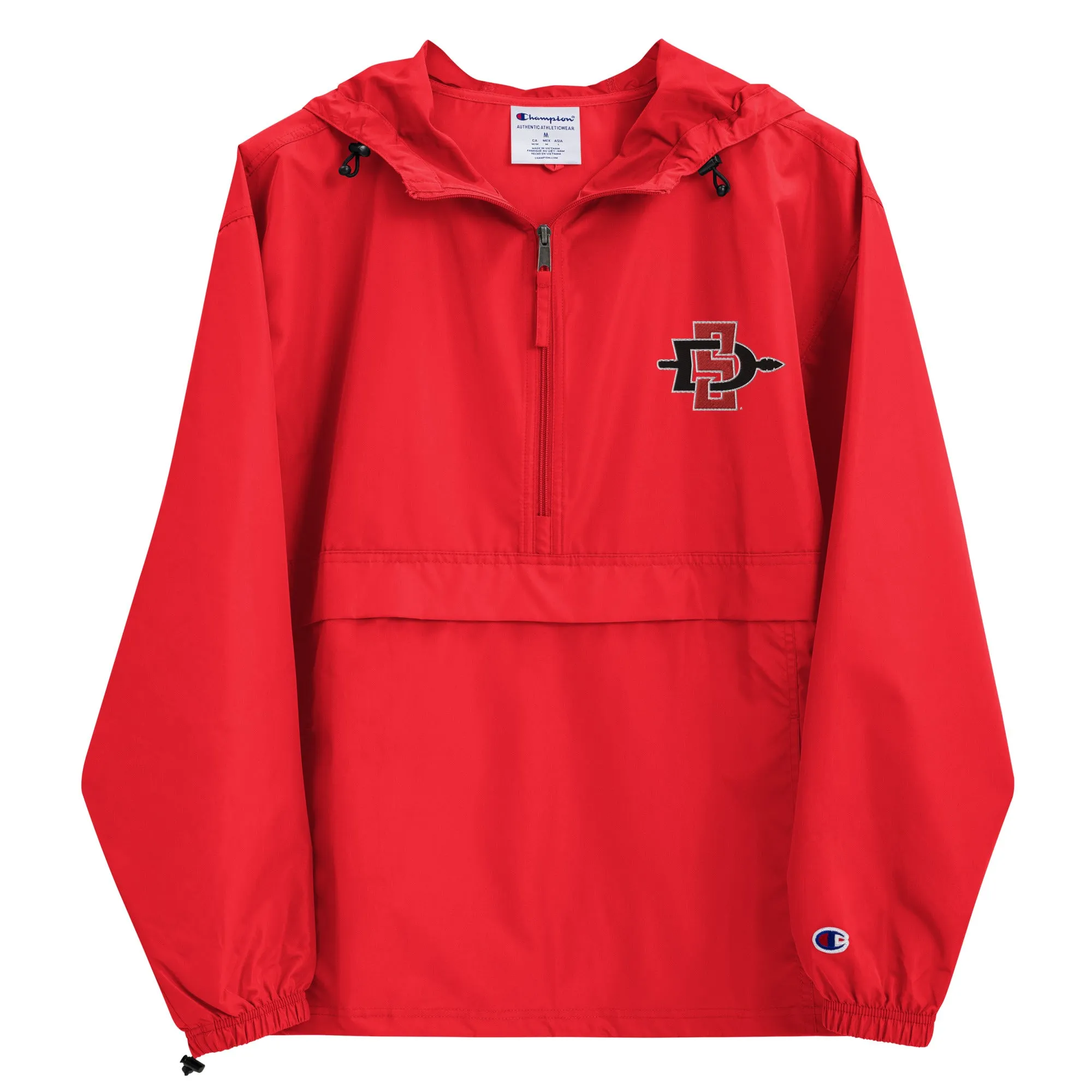 San Diego State Embroidered Windbreaker Jacket
