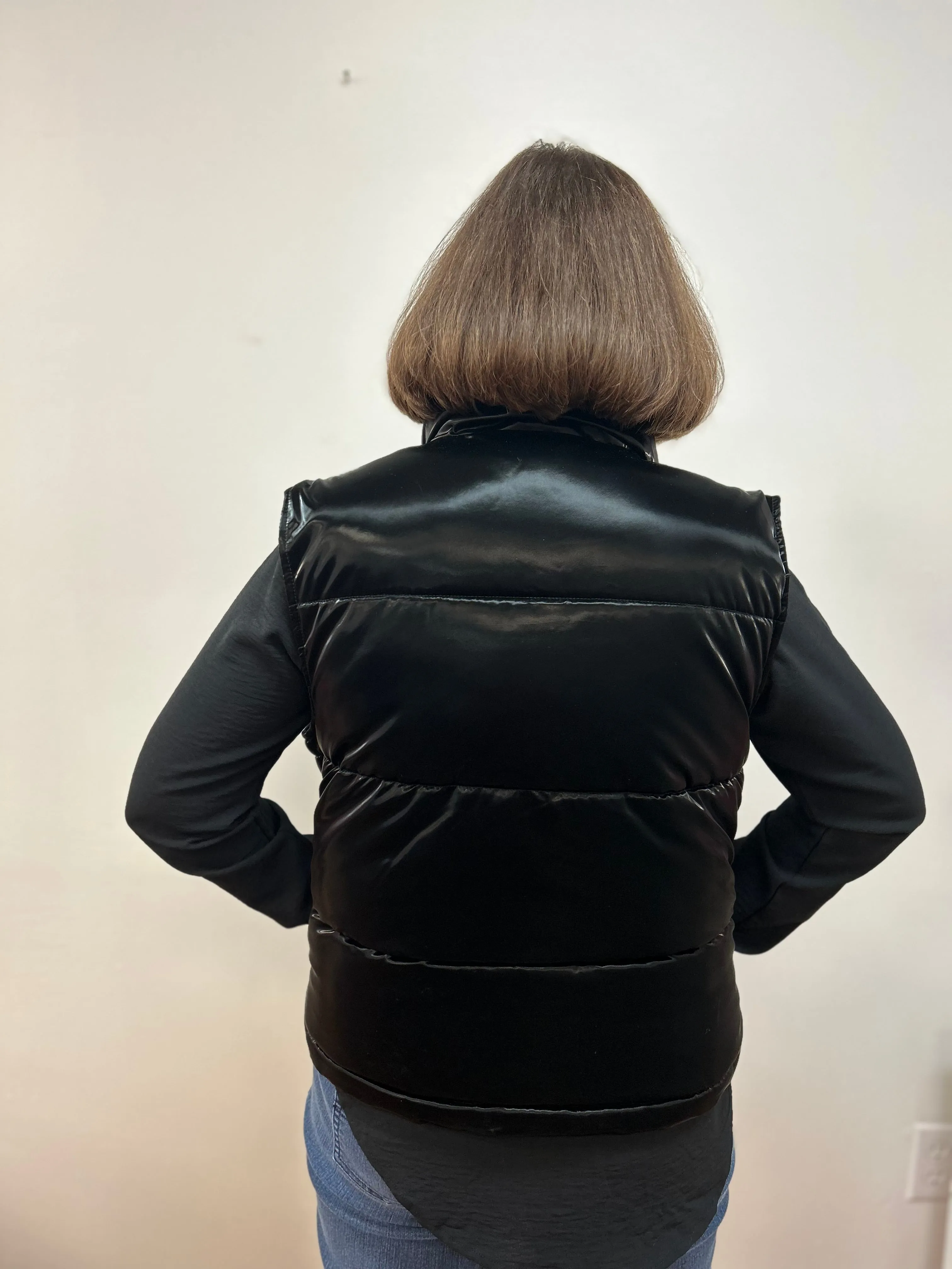 Shiny Puffer Vest