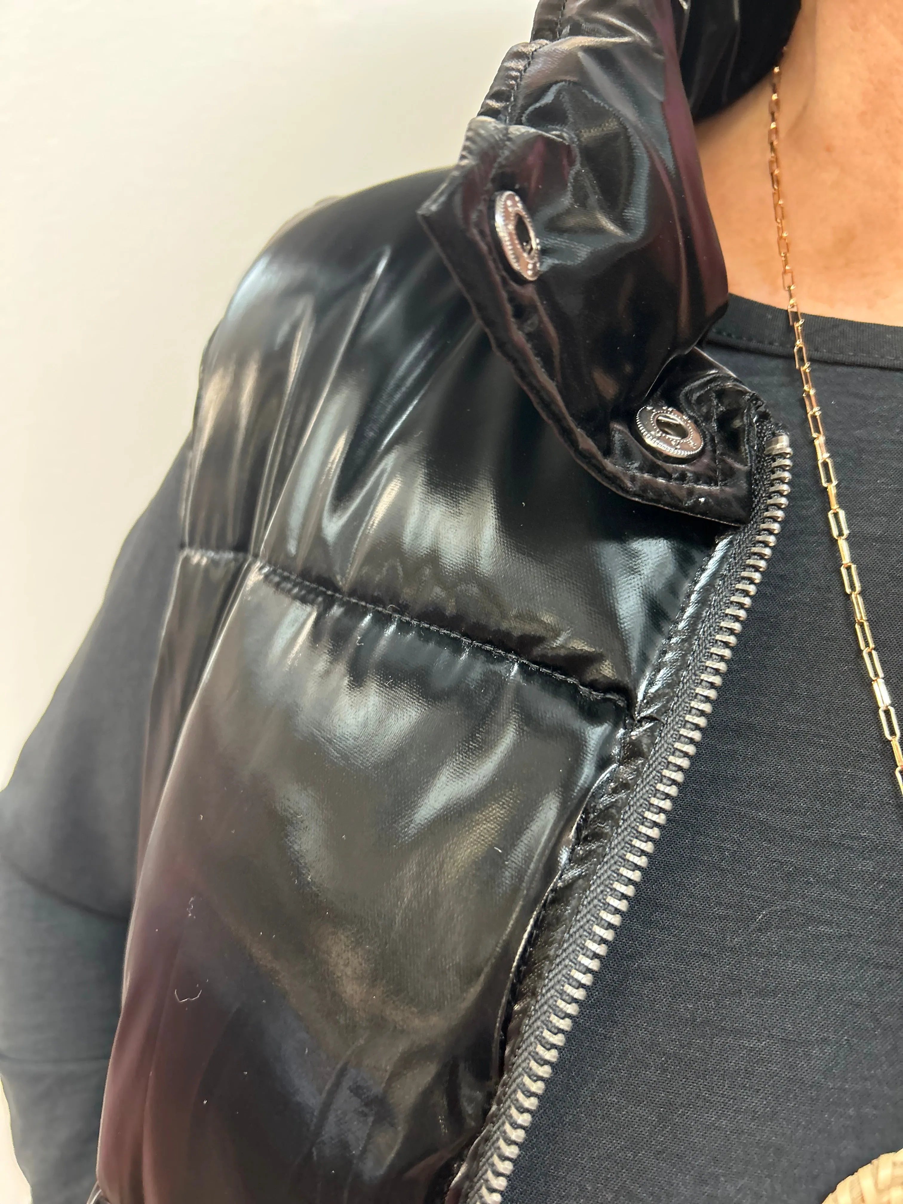 Shiny Puffer Vest