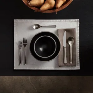 Solid Linen Table Napkin - Fume
