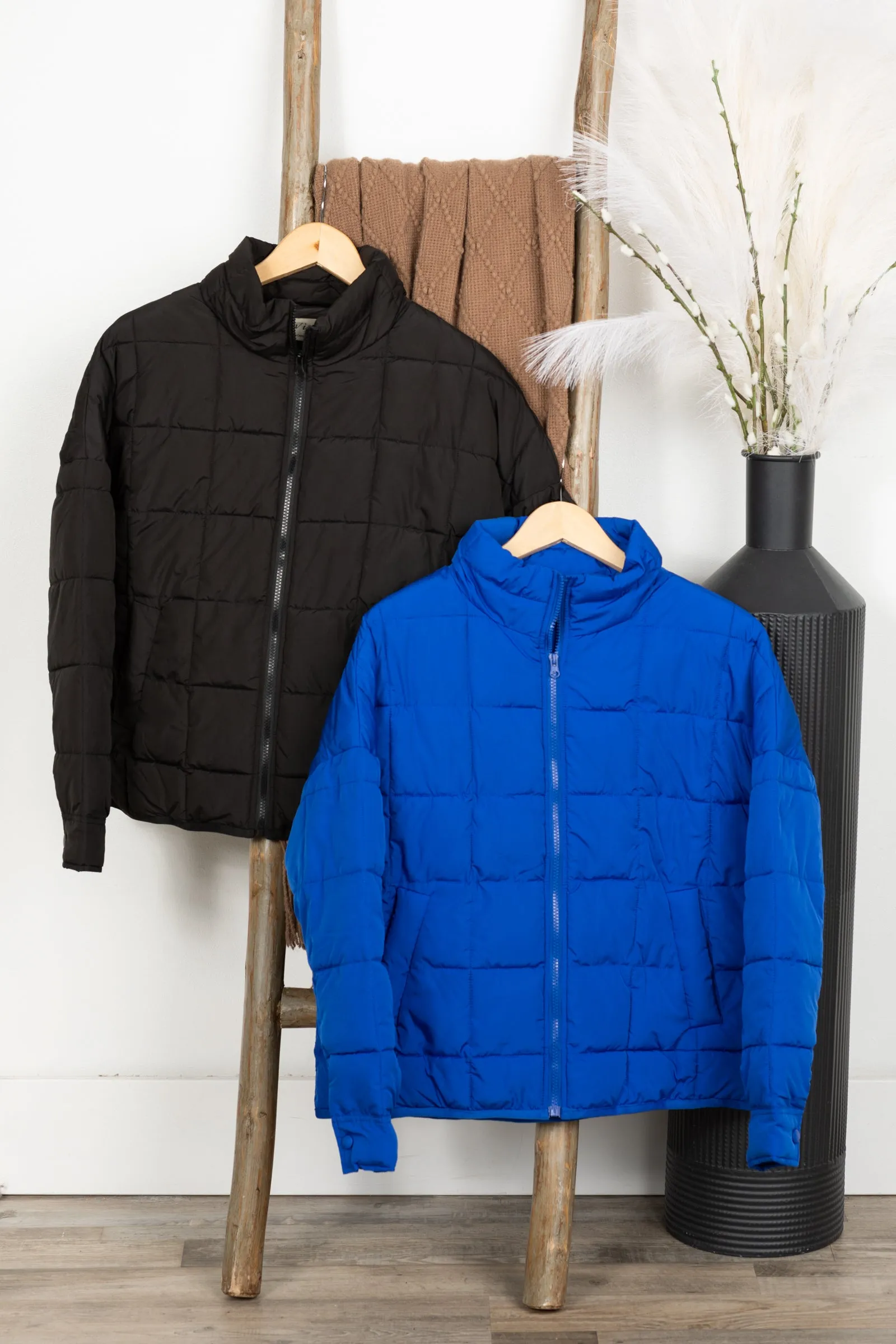 Solid Puffer Padded Jacket