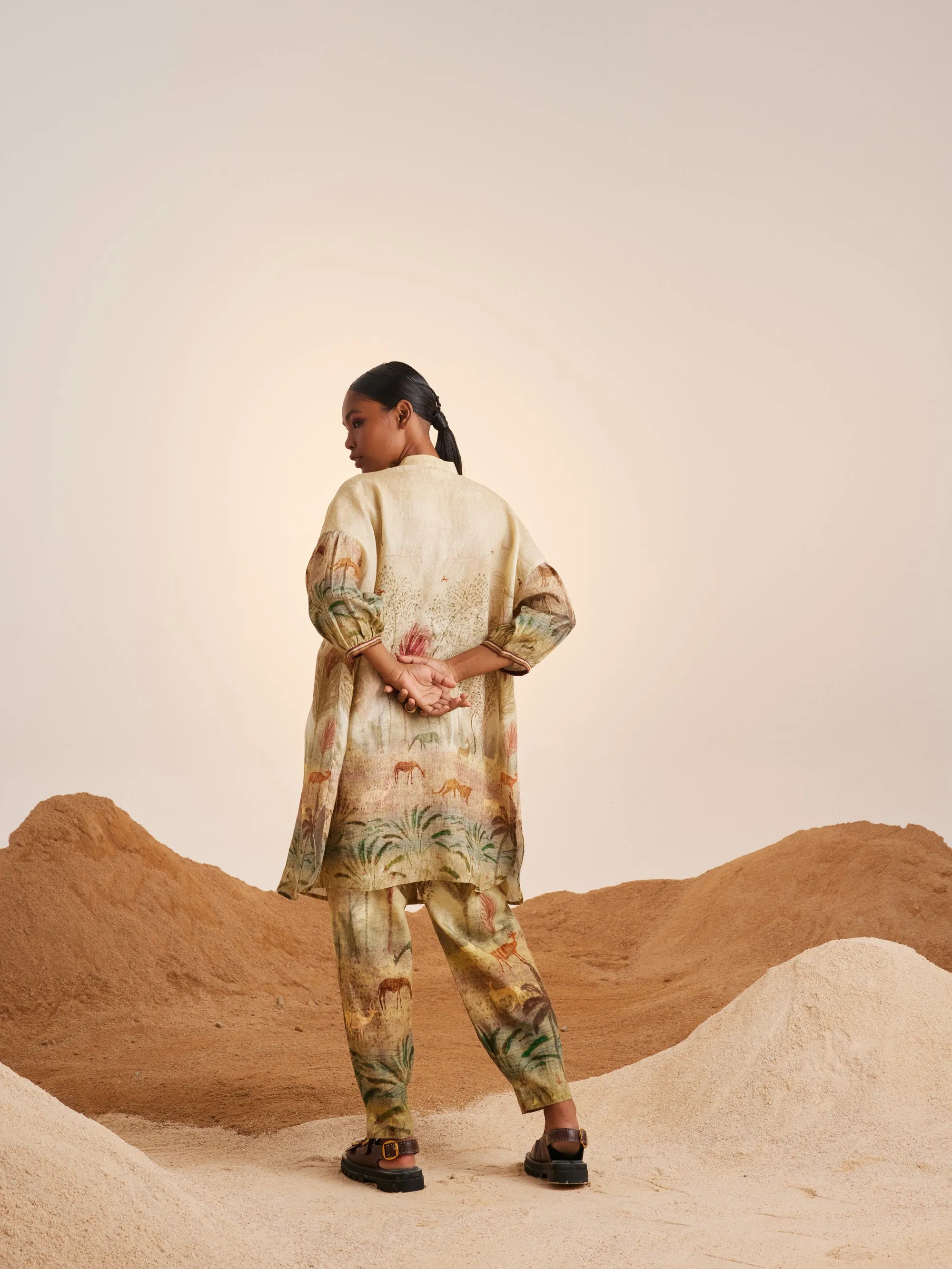 Summer Co-Ord Set Oracle-Woods-Linen-Ss25-Orac-Set-Wod-Cord