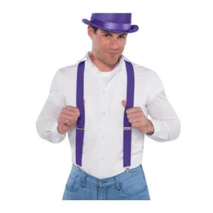 Suspenders Purple