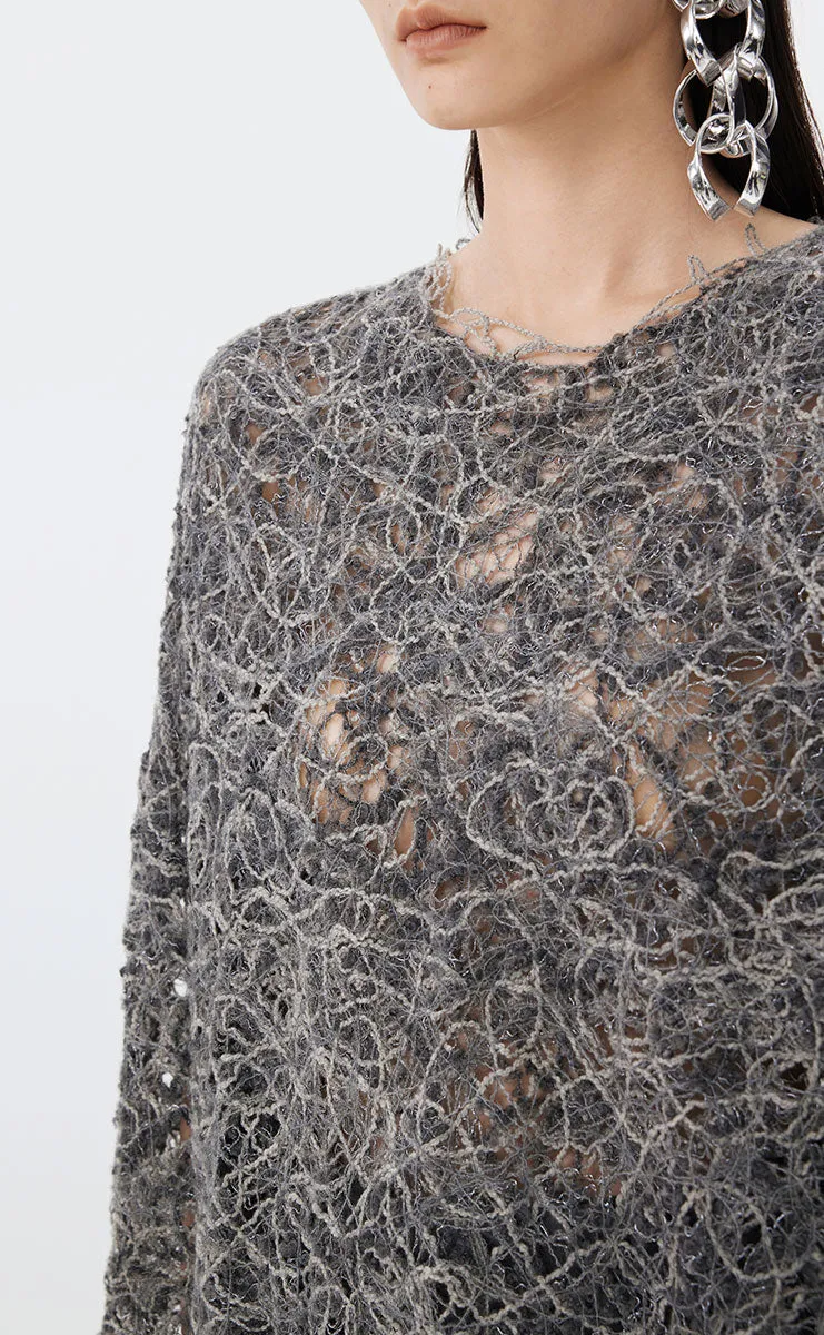Sweater / JNBY Oversized Textured Knit Sweater