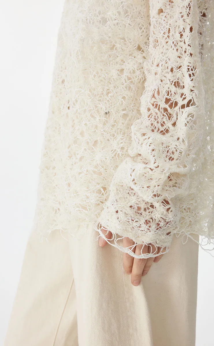 Sweater / JNBY Oversized Textured Knit Sweater