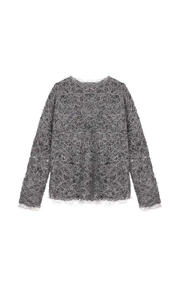 Sweater / JNBY Oversized Textured Knit Sweater
