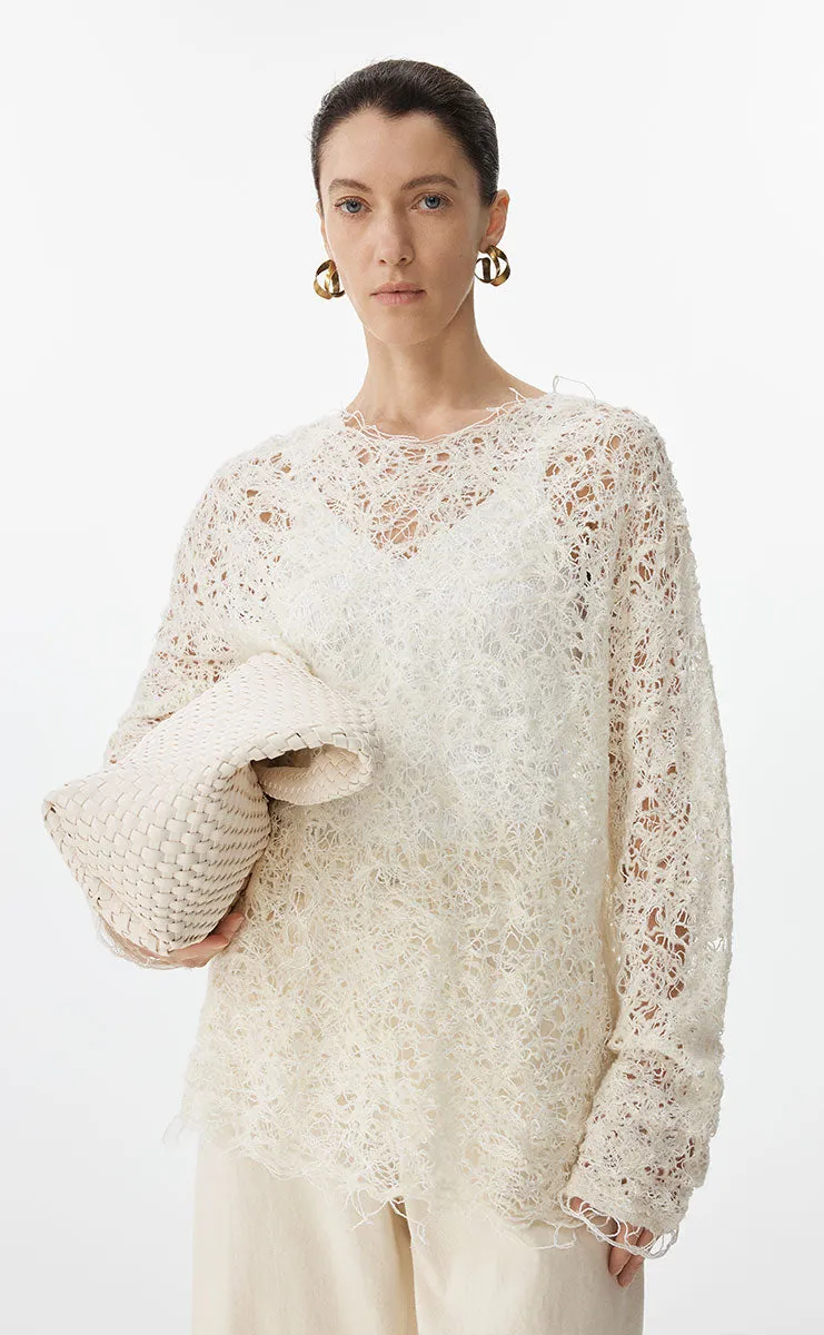 Sweater / JNBY Oversized Textured Knit Sweater
