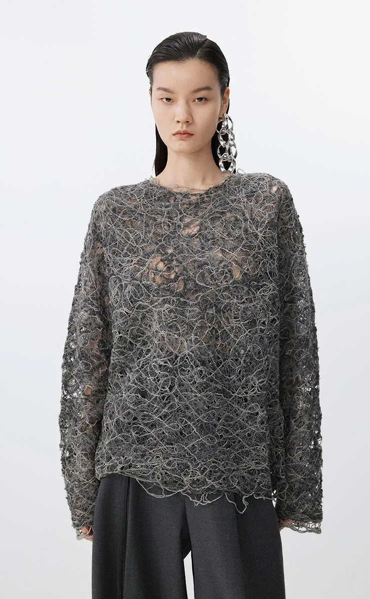 Sweater / JNBY Oversized Textured Knit Sweater