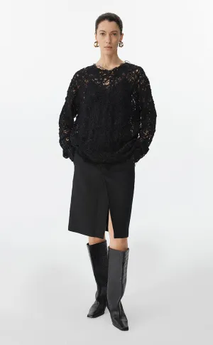 Sweater / JNBY Oversized Textured Knit Sweater