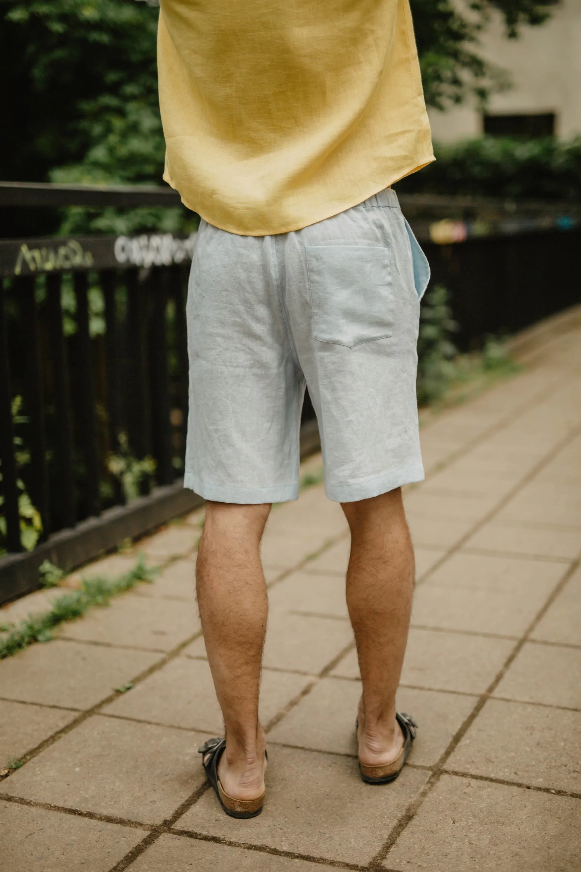 Tilkis Men's Linen Classic Shorts | Multiple Colours
