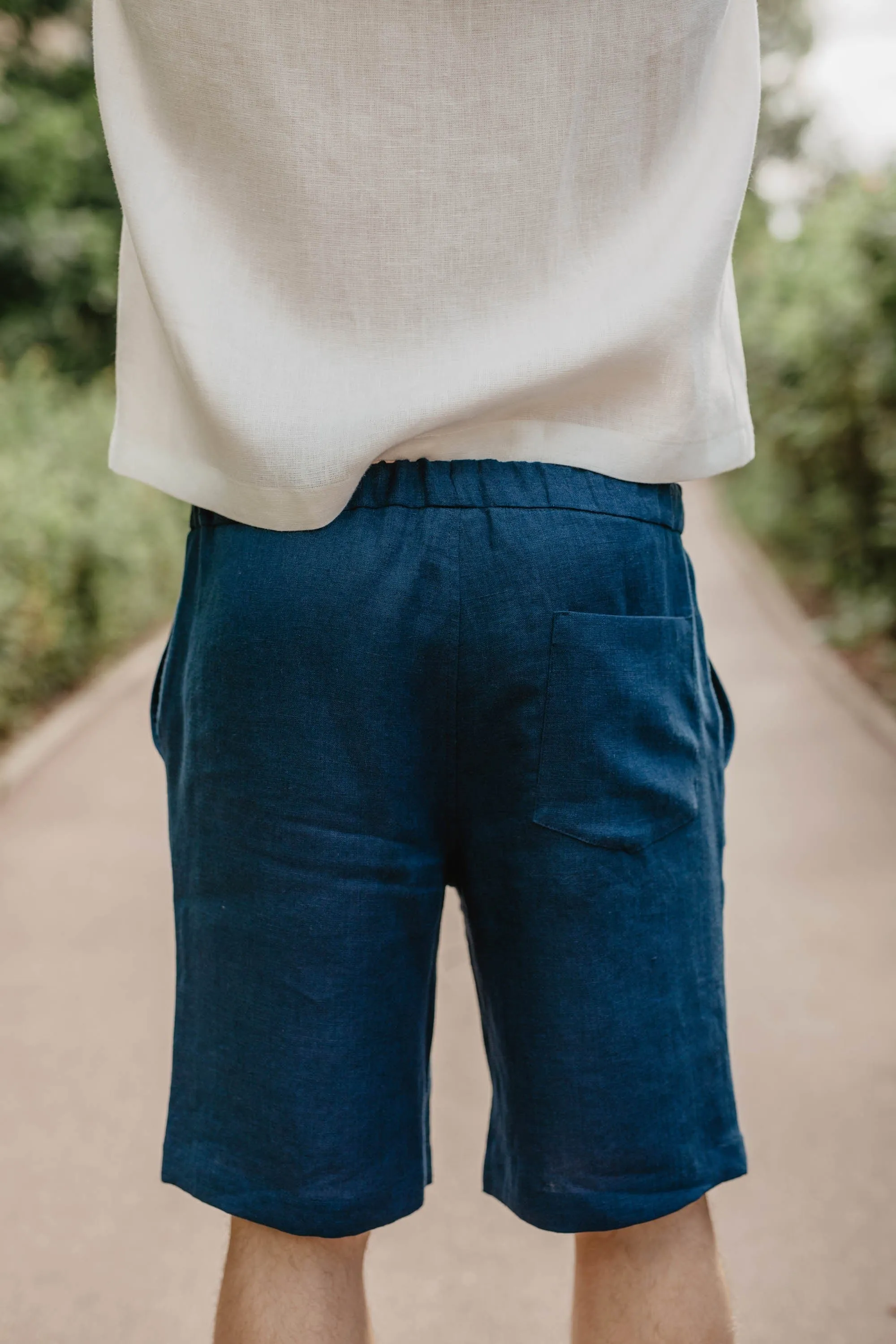 Tilkis Men's Linen Classic Shorts | Multiple Colours
