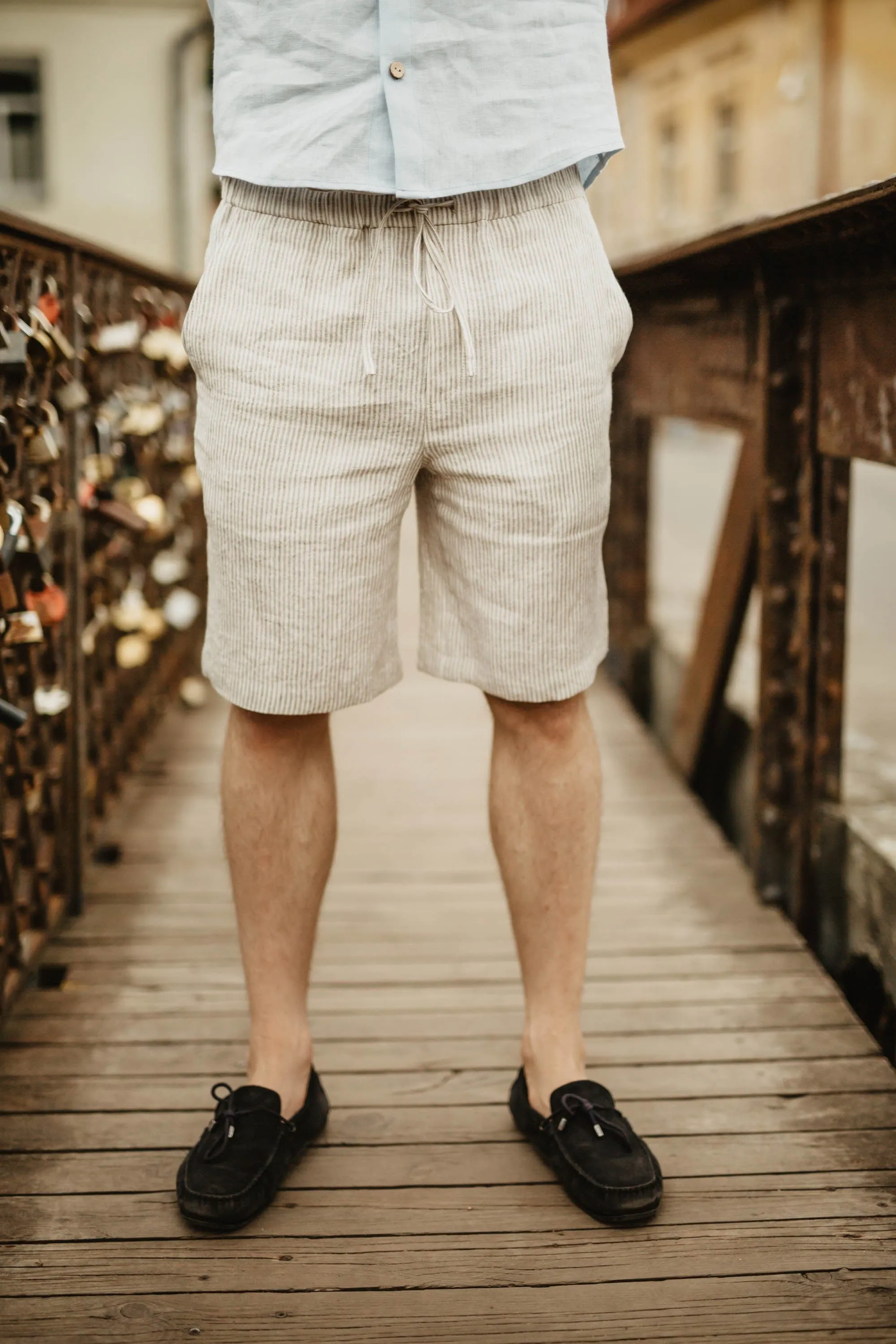 Tilkis Men's Linen Classic Shorts | Multiple Colours