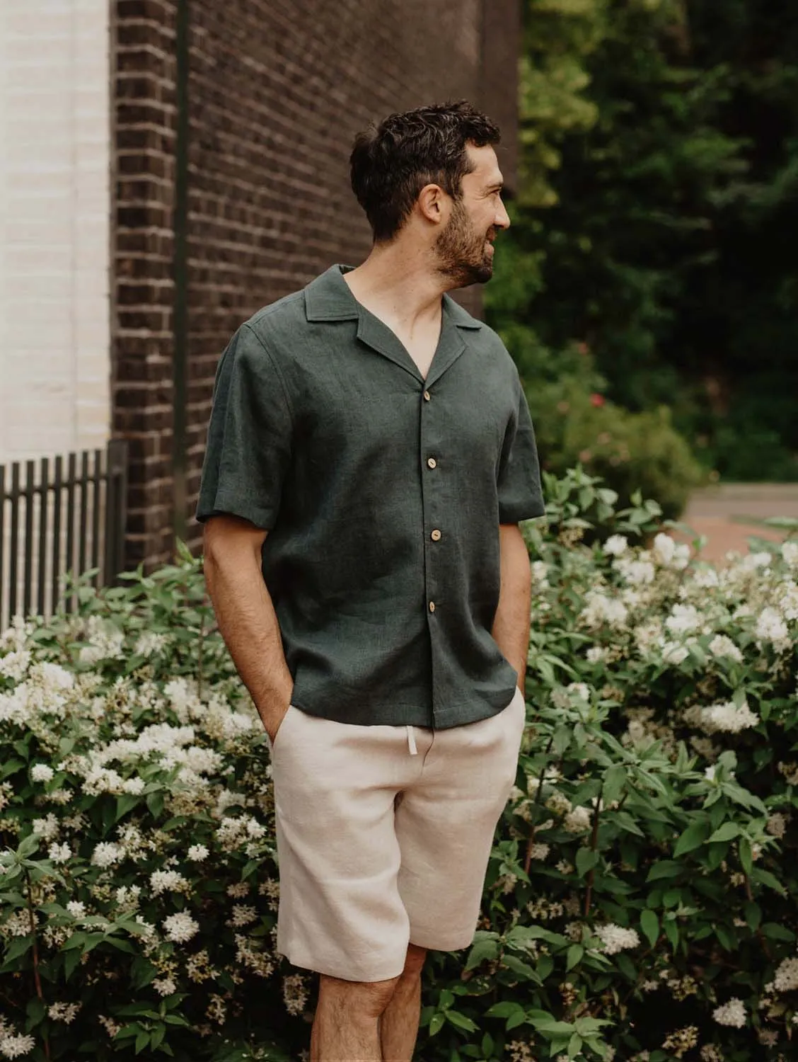Tilkis Men's Linen Classic Shorts | Multiple Colours