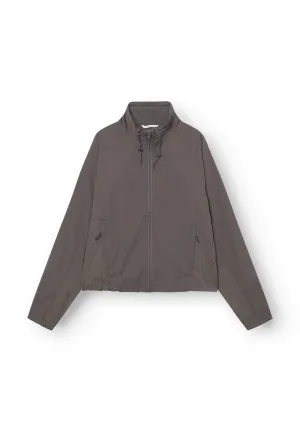 Track Jacket Oversized KIA - dark brown