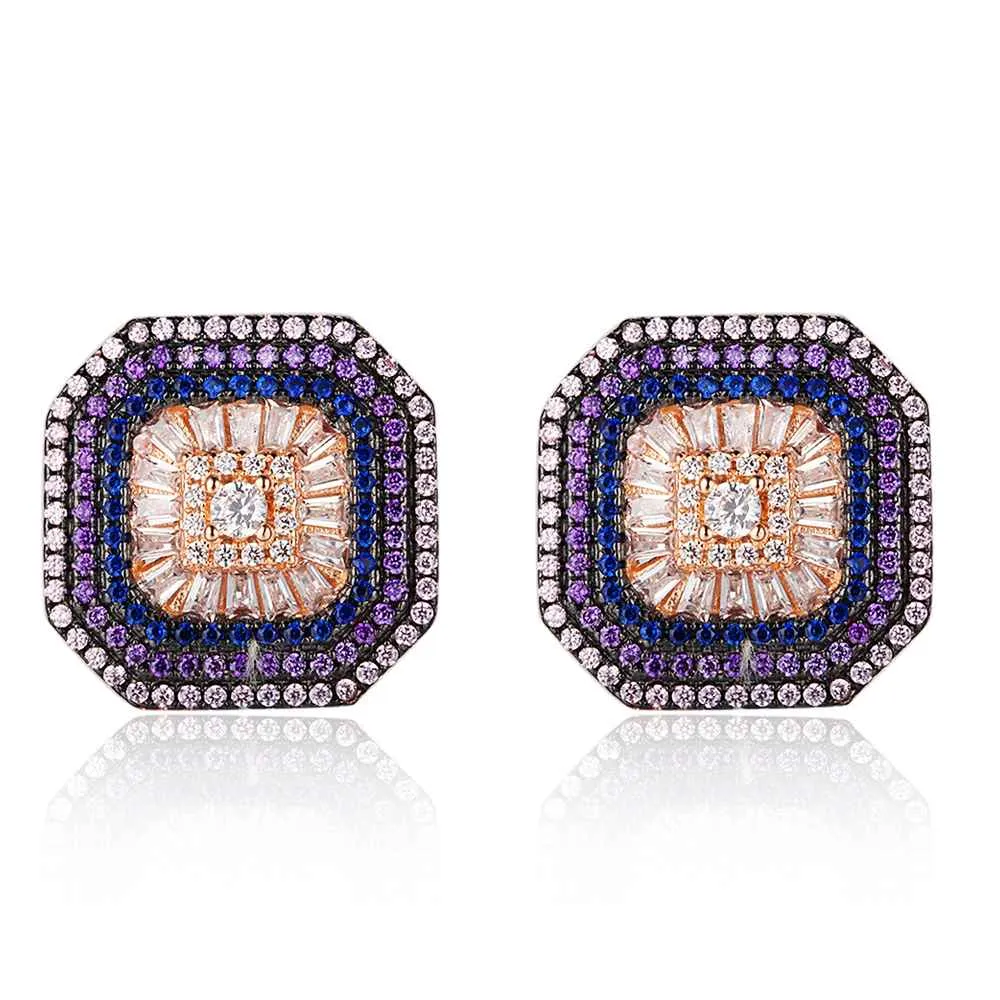 Trendy 925 Sterling Silver Stud Earrings 2018 Unique Button Earrings For Women Best Friends Birthday Gift