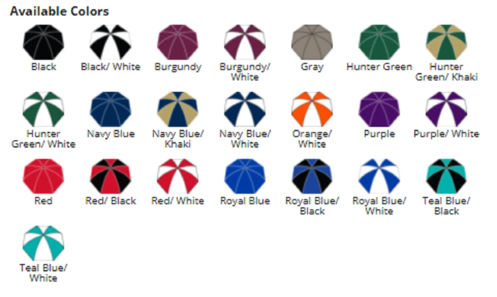 Vented Golf Umbrella - #402900