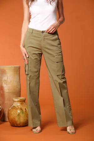 Victoria Cargo Pants women's in modal Straight Fit